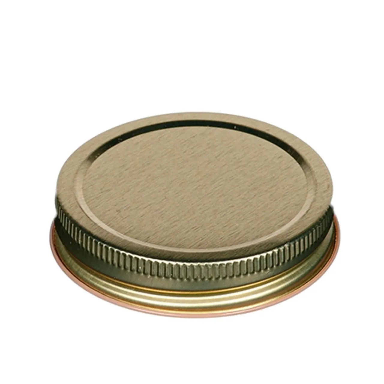 Discount Jar Store 70-450 Gold Metal Lid | 12 Pack