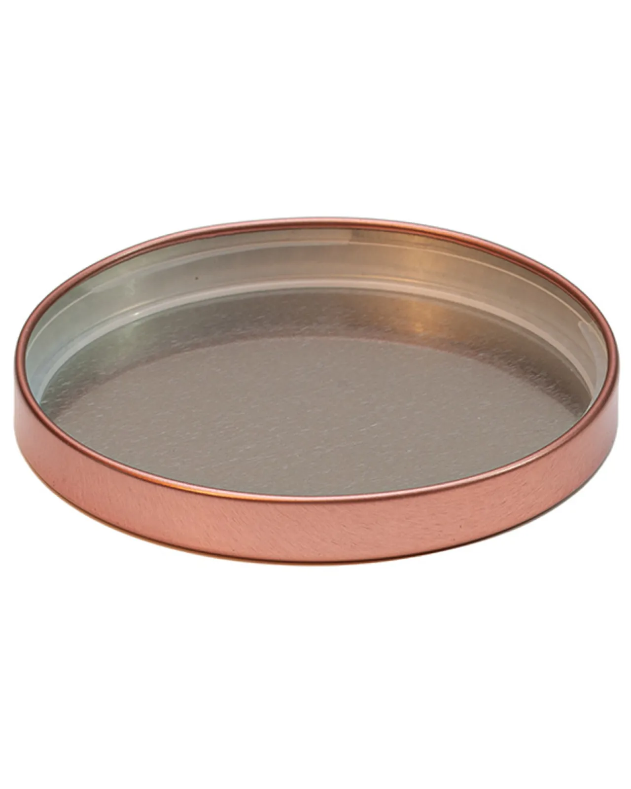 Store Jar Store Large Rose Gold Metal Lid | 12 Pack