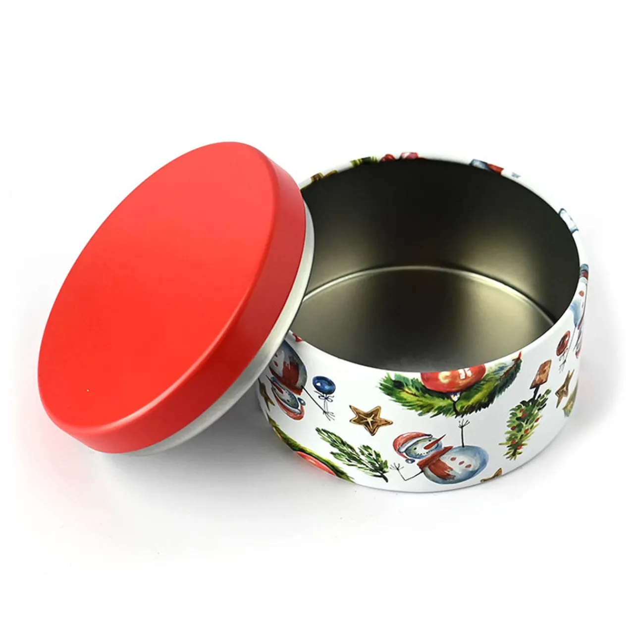 New Jar Store 8 oz Holiday Decorated Candle Tin | 12 Pack