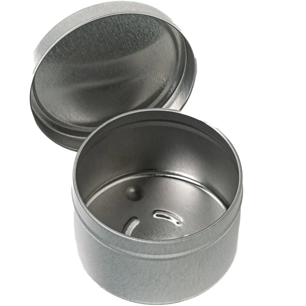 Shop Jar Store 6 oz Silver Candle Tin with Feet | 12 Pack