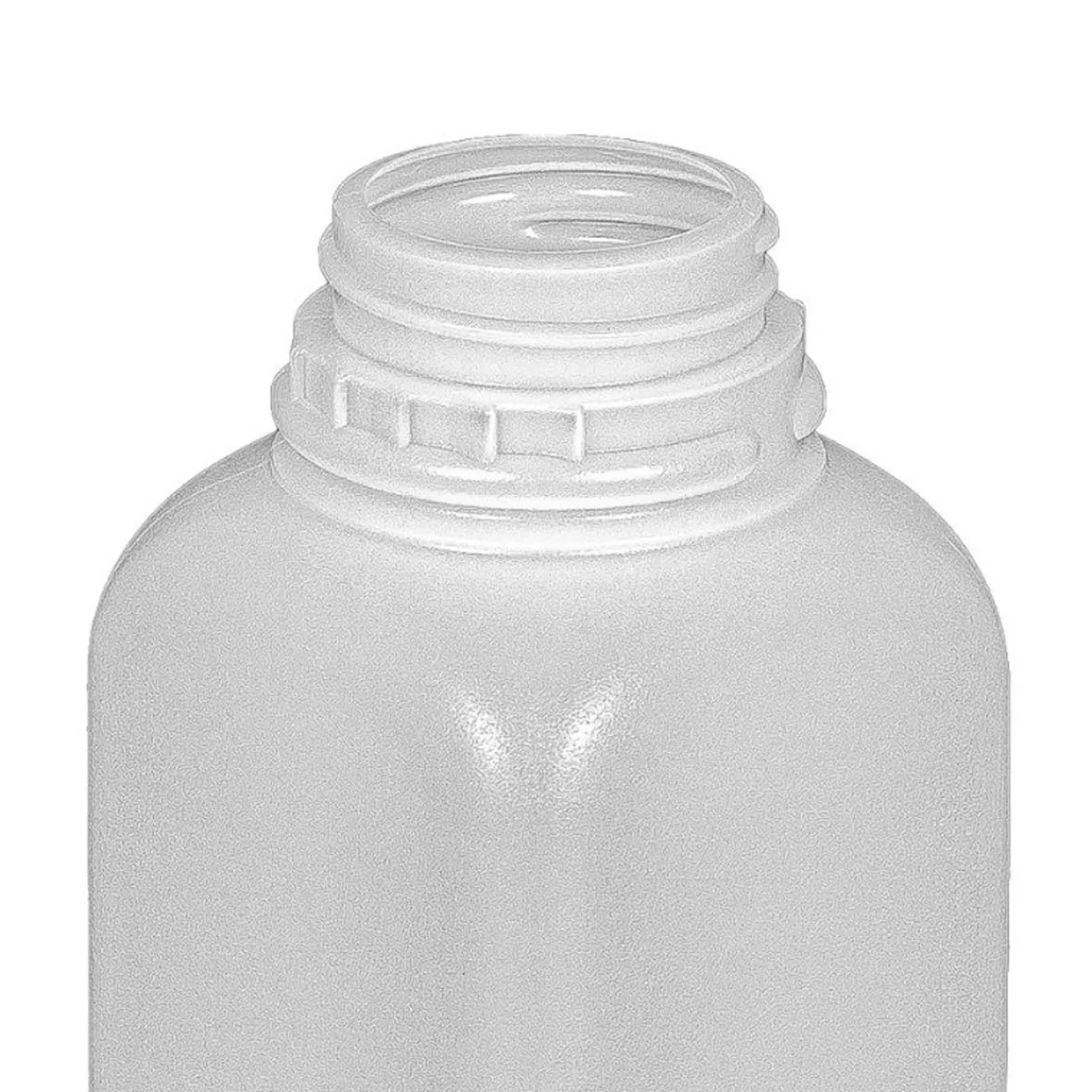 Shop Jar Store 16 oz Natural HDPE Tall Square Tamper Evident Bottle 38-400 | 12 Pack