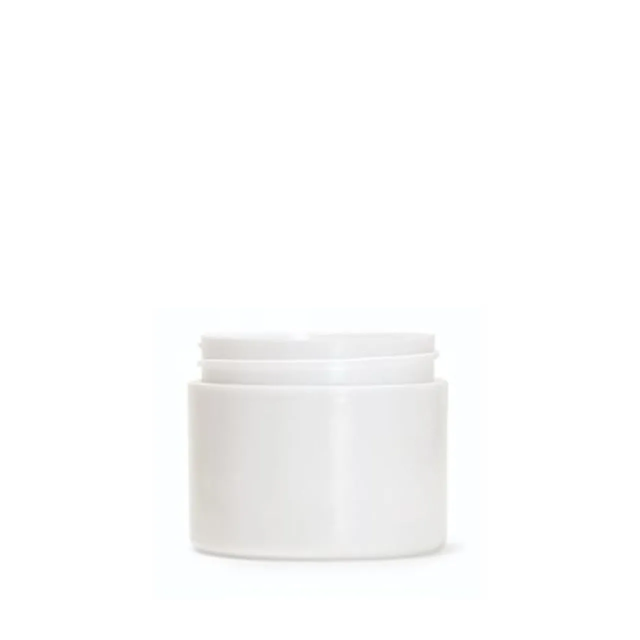 Discount Jar Store 2 oz White Double Wall Jar Straight Base 58-400 | 36 Pack