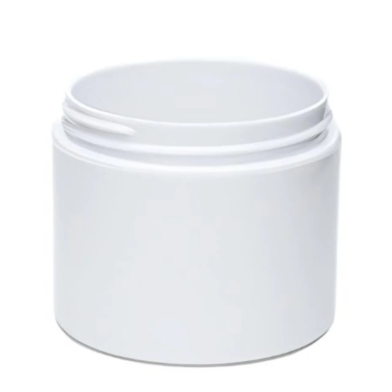 Best Sale Jar Store 8 oz White Double Wall Jar Straight Base 89-400 | 36 Pack