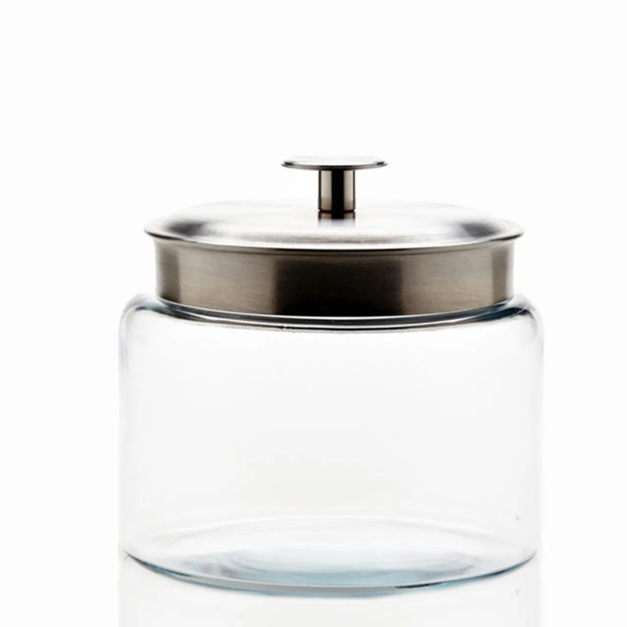 Cheap Jar Store 2 Quart Anchor Mini Montana Jar with Silver Metal Cover | 2 Pack