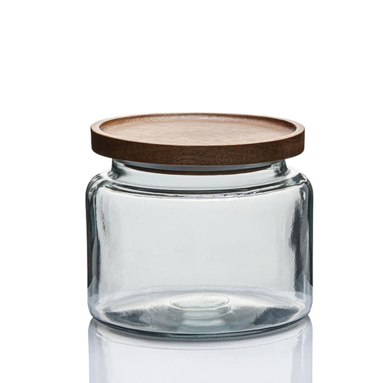 Flash Sale Jar Store 1 1/2 Quart Modern Montana Jar with Wooden Acacia Lid | 4 Pack